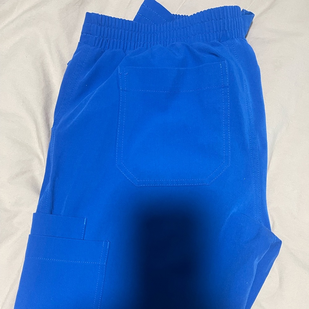 Royal blue figs yola pants